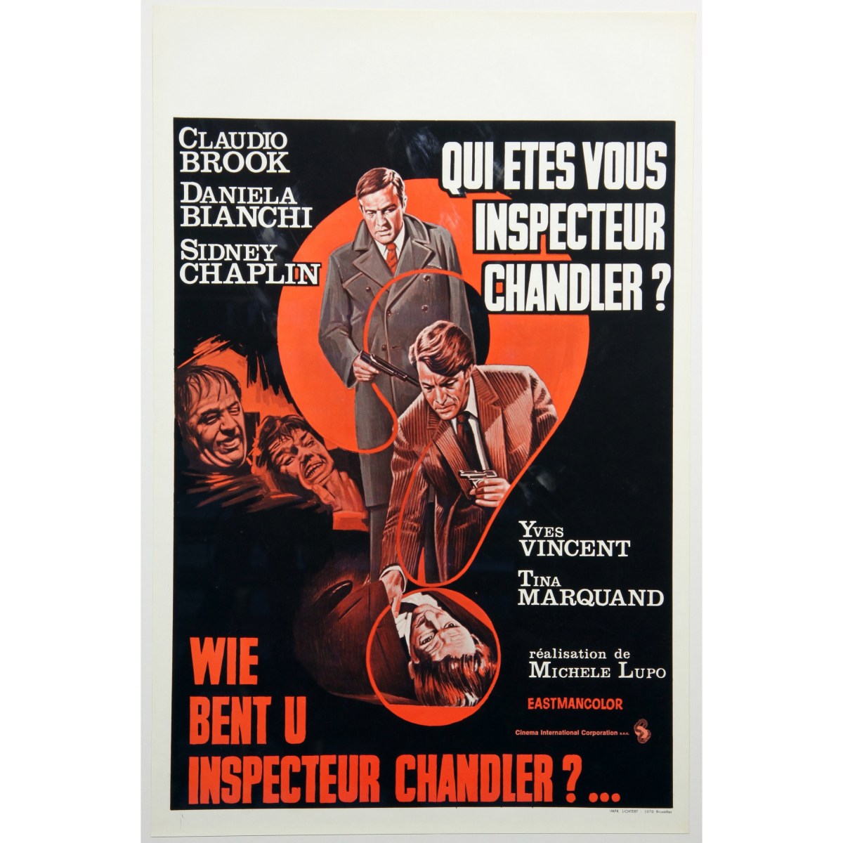 Movie poster qui-etes-vous-inspecteur-chandler-bel