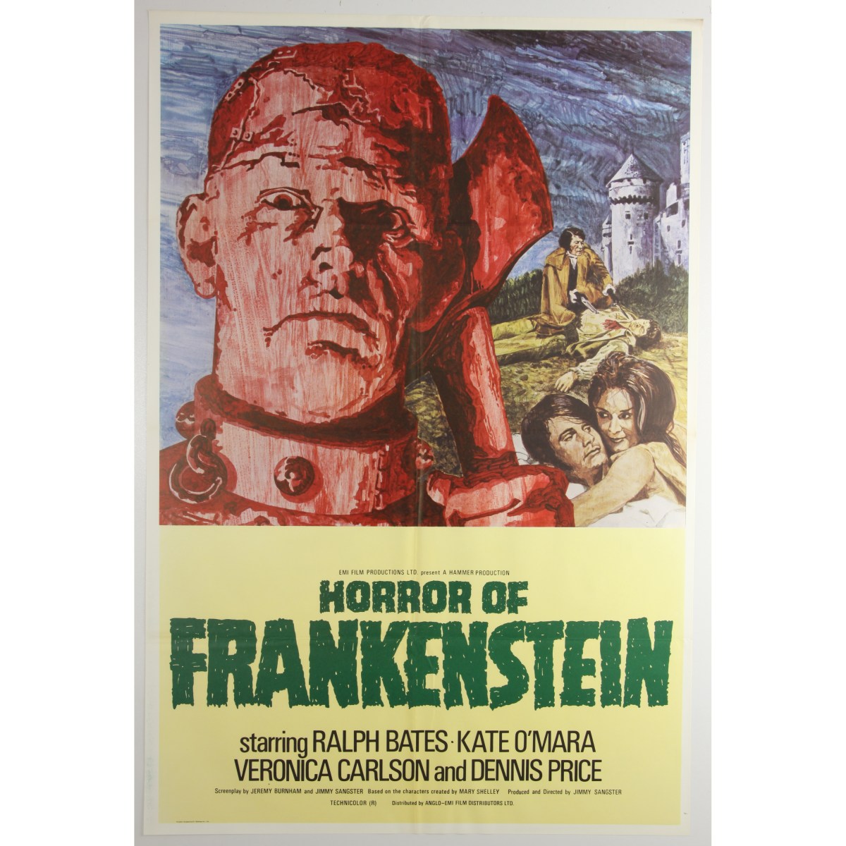 Movie poster horror-of-frankenstein-2-uk